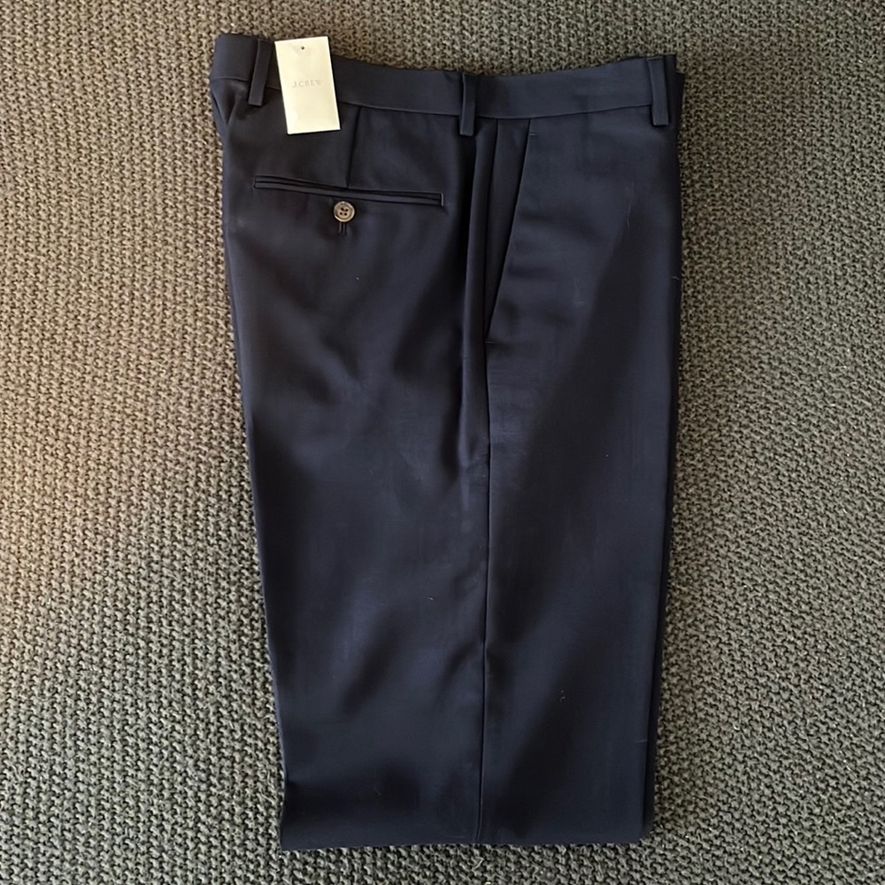 J. Crew Men’s Thompson Suit Pants in Worsted Wool